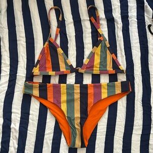 Madewell X Tavik reversible bikini.
